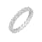 White Cubic Zirconia Platinum Over Sterling Silver Ring 3.15ctw