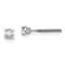 14K White Gold Lab Grown Diamond 1/5ctw VS/SI GH Screw Back 4 Prong Earrings