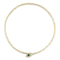 Rachel Zoe Pave CZ Snake Collar Necklace in 14K Gold Over Sterling Silver