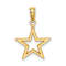 10K Yellow Gold Cut-Out Star Charm