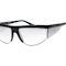 Guess Shiny Black Shield Frame/ Smoke Mirrored Sunglasses