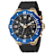 Invicta Aviator 50mm Black Dial Silicone Band Quartz Watch