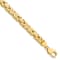 14K Yellow Gold 6.5mm Byzantine Chain Bracelet