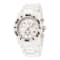 Swiss Legend Women's Commander White Ceramic Band Watch