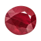 Ruby 9.52x8.73mm Oval 4.32ct