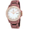 Jivago Women's Ceramic Maroon Ceramic Watch