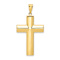 14k Yellow Gold Cross Pendant
