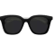 Gucci Black and White Frame / Gray Lens Sunglasses