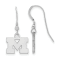 Rhodium Over Sterling Silver LogoArt University of Michigan Extra Small
Dangle Earrings