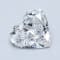 1ct Natural White Diamond Heart Shape, D Color, IF Clarity, GIA Certified