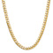 14k Yellow Gold 8mm Solid Miami Cuban 20 Inch Chain