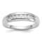 Rhodium Over 14K White Gold Lab Grown Diamond SI1/SI2, G H I, Men's Ring