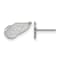 Rhodium Over Sterling Silver NHL Detroit Red Wings LogoArt Extra Small
Post Earrings