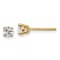 14K Yellow Gold Lab Grown Diamond 3/8ctw VS/SI GH 4 Prong Earrings
