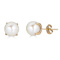 14KY 9mm Cultured Pearl Stud  Earrings