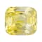 Yellow Sapphire Loose Gemstone Unheated 10.2x9.03mm Cushion 6.00ct