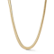 Rachel Zoe 6mm Snake Chain Necklace in 14K Gold Over Brass