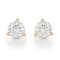Certified White Lab-Grown Diamond H-I SI 14k Yellow Gold Martini Stud
Earrings 1.00ctw