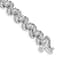 Rhodium Over 14k White Gold Diamond Bracelet