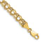 14k Yellow Gold 5.5mm Double Link Charm Bracelet