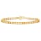 Square Cushion Citrine 14K Yellow Gold Over Sterling Silver Tennis
Bracelet 7.79ctw
