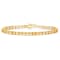 Square Cushion Citrine 14K Yellow Gold Over Sterling Silver Tennis
Bracelet 7.79ctw
