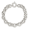Sterling Silver Polished Fancy Link Bracelet