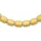 18K Yellow Gold with White Rhodium Diamond Textured 18 Inch Necklace