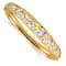 14k Yellow Gold and Rhodium Over 14k White Gold Diamond-Cut 9mm
Graduated Hinged Bangle Bracelet