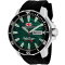 Seapro Men's Scuba Dragon Diver Limited Edition Green Dial, Black Bezel,
Black Silicone Watch
