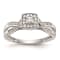 Rhodium Over 14K White Gold First Promise Diamond Promise/Engagement
Ring 0.29ctw