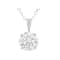 Lab-Grown Diamond Solitaire Pendant In 14K White Gold 2.00ct