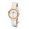 Charles Hubert Ladies IP Plated Stainless Steel Leather 38mm Watch