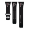 Gametime Atlanta Falcons Black Silicone Band fits Apple Watch (38/40mm
M/L). Watch not included.