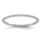 Rhodium Over 10K White Gold 1.2mm Bead Stackable Expressions Band