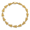 14k Yellow Gold Textured Turtle Link Bracelet