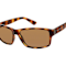 Prive Revaux The Typhoon Tortoise Frame  / Brown Lenses Rectangular Sunglasses