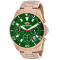 Seapro Men's Scuba 200 Chrono Green Dial, Rose Stainless Steel Watch