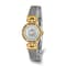 Charles Hubert IP-plated MOP Dial with Stainless Steel Wire Bangle Watch