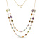 Multi-Gem 14k Yellow Gold 18" Necklace 18.15ctw