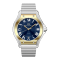 Oceanaut Women's Rayonner Blue Dial, Yellow Bezel, Stainless Steel Watch