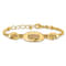 14K Yellow Gold Polished and Textured Fancy Plus 1.5-inch Ext. Bracelet