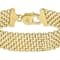Bismark Link Bracelet In 18K Gold Over Bronze