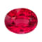 Red Spinel 7.3x5.7mm Oval 1.40ct