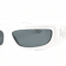 Versace White / Dark Gray Lenses Sunglasses