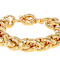 Spiga Wheat Chain Bracelet In 18K Gold Over Bronze