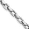 Rhodium Over 14k White Gold 4.5mm Hand-polished Fancy Link Bracelet