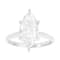 Lab-Grown Diamond Marquise Solitaire Ring In 14K White Gold 3.00ct