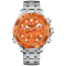 Seapro Men's Mondial Timer Orange Dial, Stainless Steel Watch