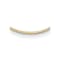 14K Yellow Gold 3.2mm Domed 16-inch Omega Necklace